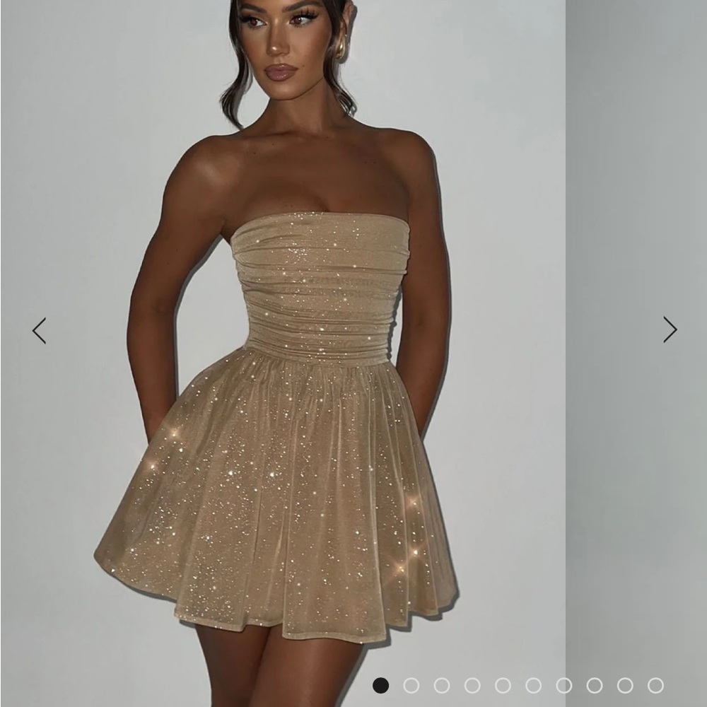 BabyBoo mini glitter dress